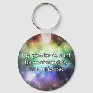 Ett universum Keychain Nyckelring