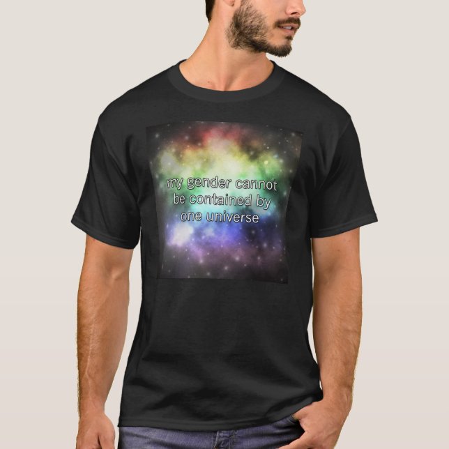 Ett universum tee shirt (Framsida)