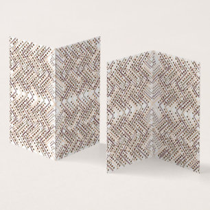 Ett upprepande geometriskt mönster med diamantform kort