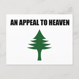Ett upprop till Heaven Flagga, Gräs Träd Flagga Vykort
