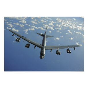 Ett US-flygvapen B-52 Stratofortress Fototryck