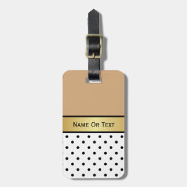 Ett utmärkt tillägg: Camel Brown, White Black Guld Bagagebricka