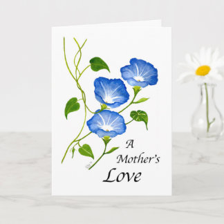 Ett vackert blommigt morsdagskort kort