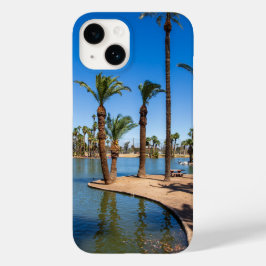 Ett vackert landskap i vår vid Encanto Park