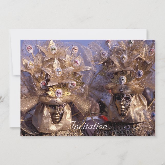 Ett vackert par Älskare Inbjudningar (Framsida)