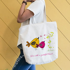 Ett vackert par fåglar Tote Bag Tygkasse