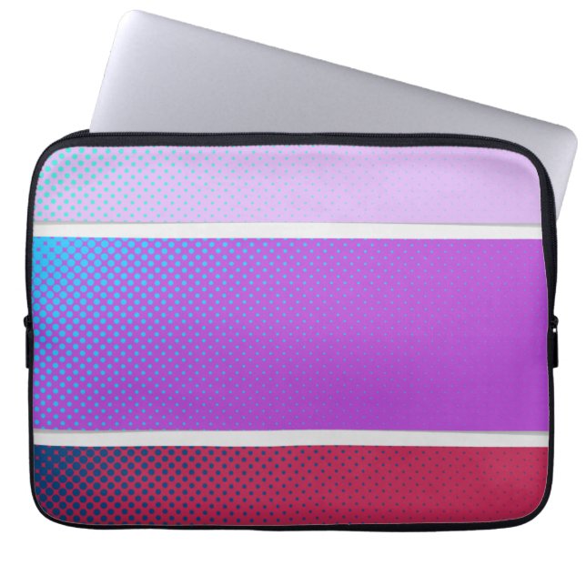 Ett vackert spektrum av lila färg laptop fodral (Framsidan)