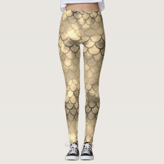 Ett vackert spektrum av sjöjungfru färg-balkar leggings