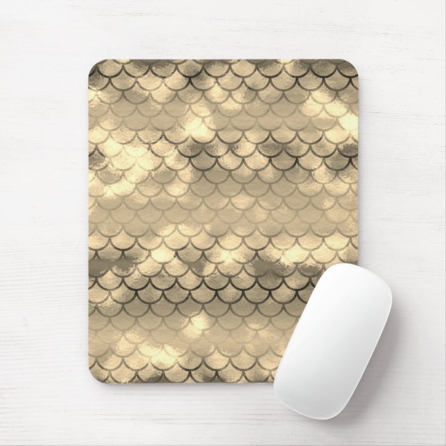 Ett vackert spektrum av sjöjungfru färg musmatta (Med mus)