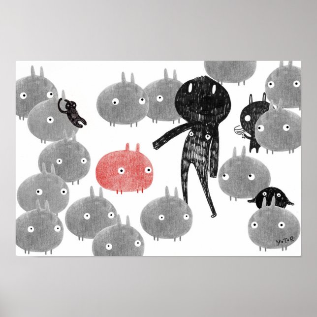 Ett vänligt besök i bunnyland 2014 poster (Framsidan)