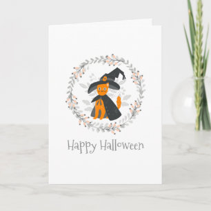 Ett vanligt hälsningskort för Halloween-Elegant Kort