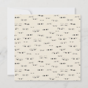 Ett vanligt mönster-kort för bra i ögon bläck teck