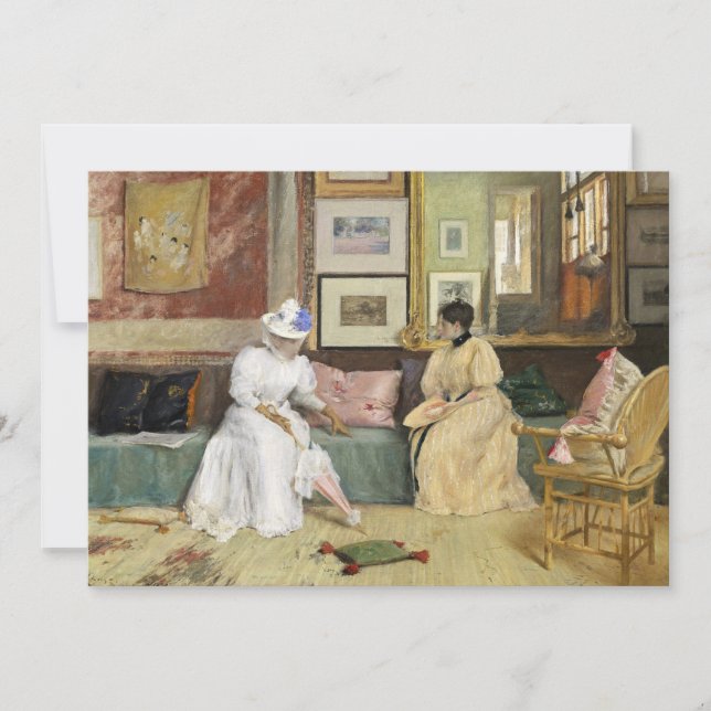 Ett vänligt samtal | William Merritt Chase (Framsida)