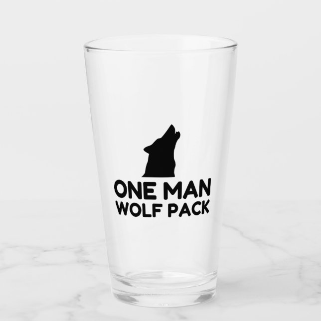 Ett Varg Pack Glaskopp (Framsida)