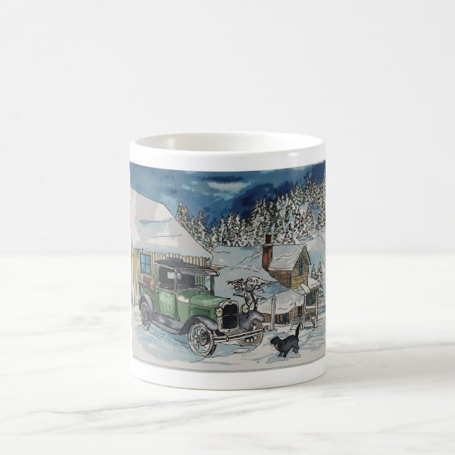 Ett varmt säte kaffemugg (Center)