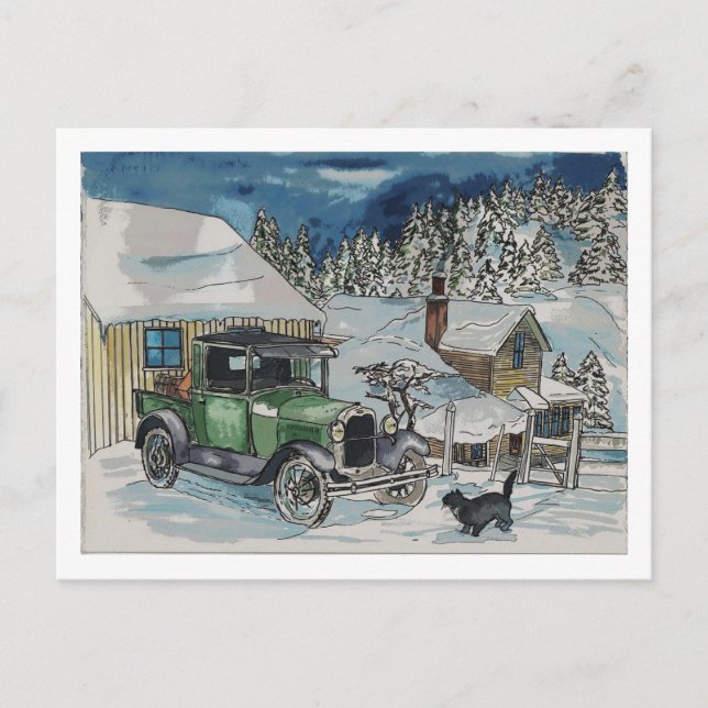 Ett varmt säte vykort (Framsida)