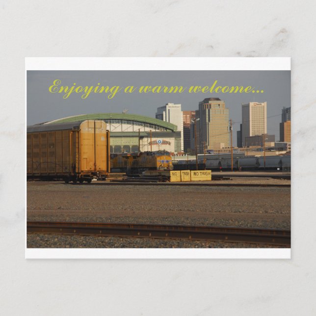 ett varmt välkomnande av Phoenix AZ Vykort (Framsida)