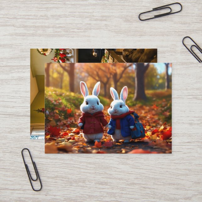 Ett varmt välkomnande visitkort (Fram/Back In Situ)