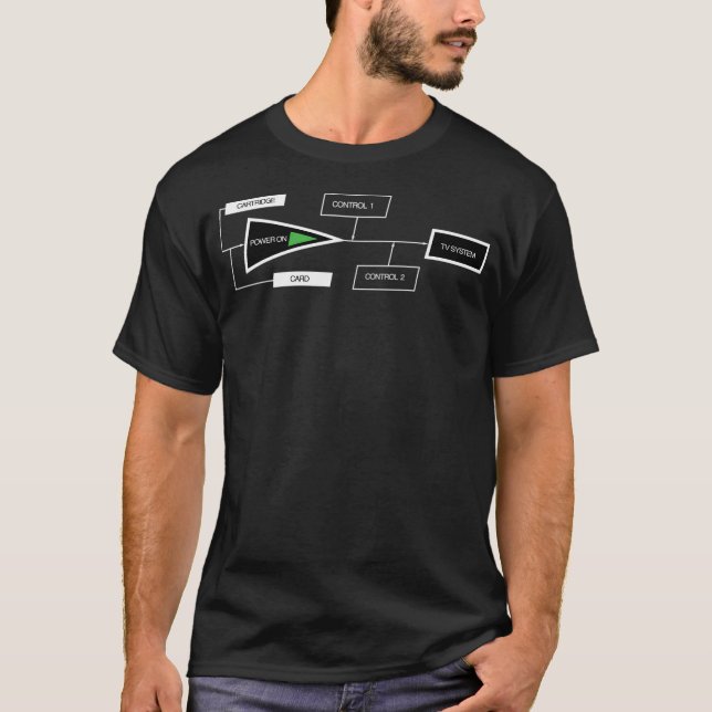 Ett verkligt Sega Master System Älskare T Shirt (Framsida)