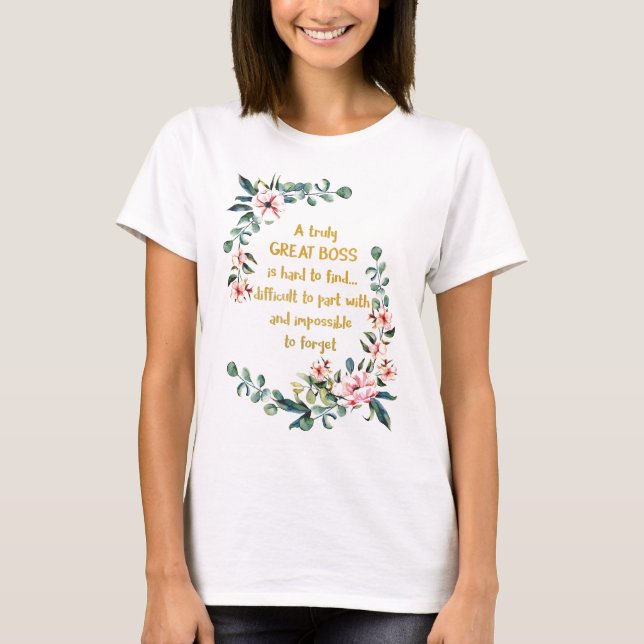 Ett verkligt underbart chef-uppskattningsstöd, Che T Shirt (Framsida)