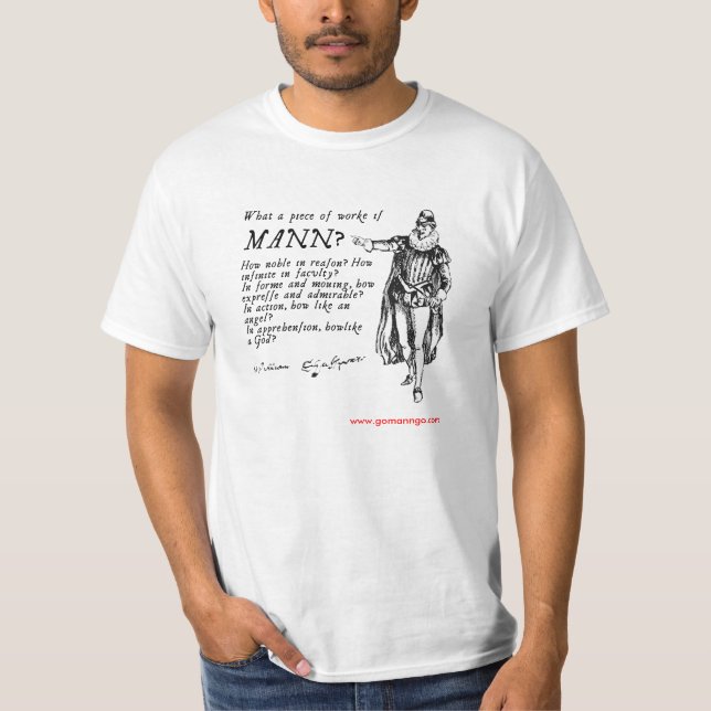 Ett vilket biet av arbete… tee shirt (Framsida)