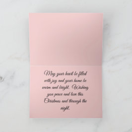 Ett Vinter Wonderland-julkort Tack Kort