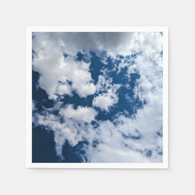 Ett virrvarr av moln pappersservett (Framsidan)