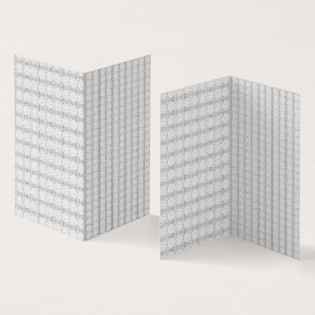 Ett vitt och grått-geometriskt mönster fyller bild kort (In- och utsida)