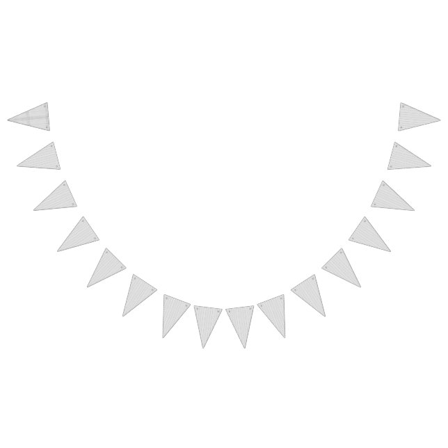 Ett vitt och grått geometriskt mönster fyller bild vimplar (Alla)