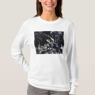 Ett vulkaniskt putsar från den Rabaul calderaen Tee Shirt