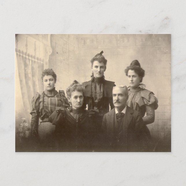 Ett vykort för familjen Lycklig (Framsida)