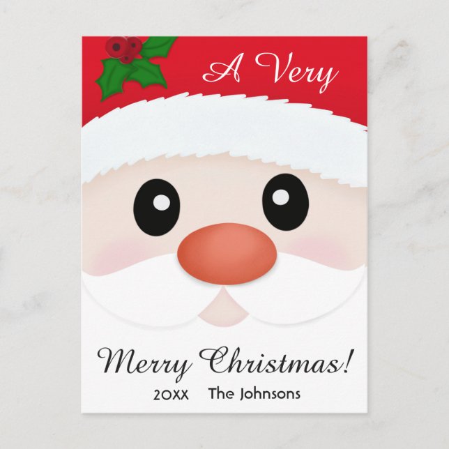 Ett vykort för Glad helg i God jul (Framsida)