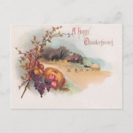 Ett vykort för Happy thanksgiving