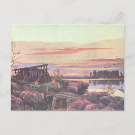 Ett vykort för höstdagars Helgdag