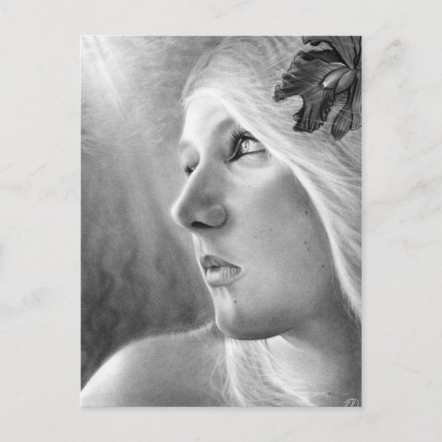 Ett vykort för underaktuell Sjöjungfru för Mörk (Framsida)