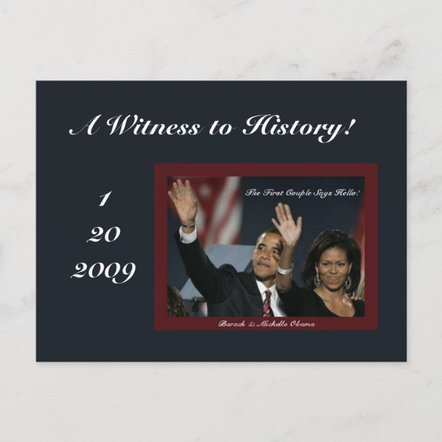 Ett vykort för vittnen till historik (Framsida)