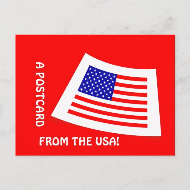 Ett vykort från USA! (Framsida)