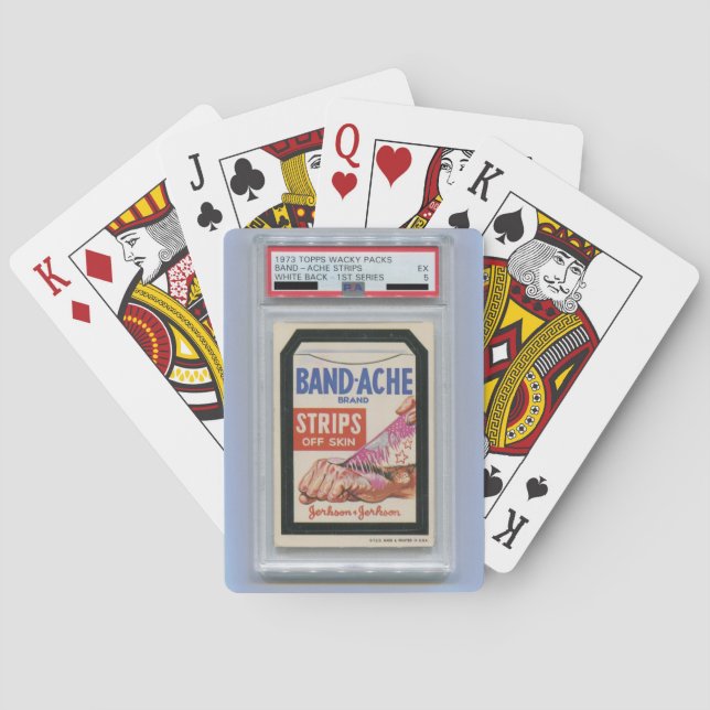 Ett Wacky Deck of Cards Casinokort (Baksidan)