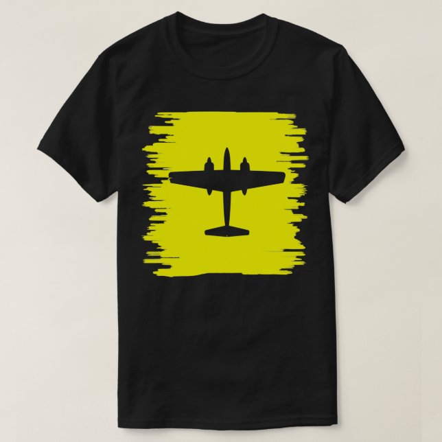 Ett Wasp för Dubbla av Pratt Whitney R2800 T Shirt (Design framsida)