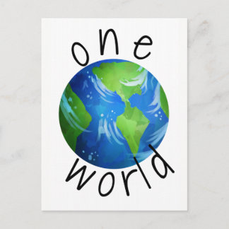 Ett World Protest-vykort Vykort