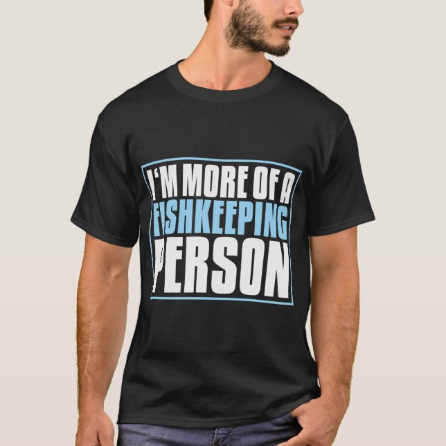 Ett zoo för fiskar t shirt (Framsida)