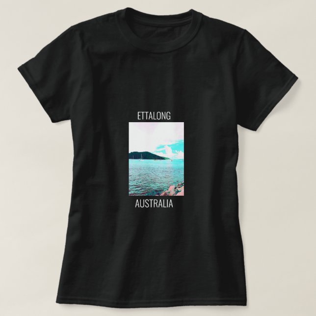 Ettalong Central Kusten NSW Australien T Shirt (Design framsida)