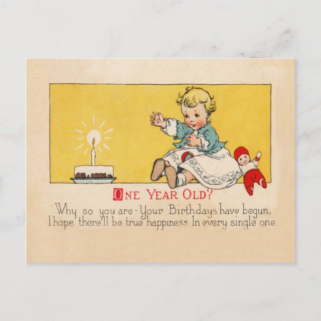 Ettårsdag Vykort (Framsida)