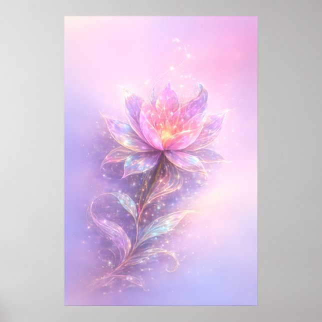 Etterlik Lotus Ljus Poster (Framsidan)