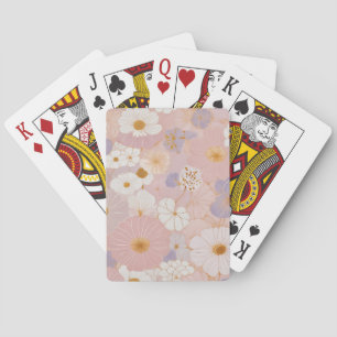 Etterliknande Pastellblomning Casinokort