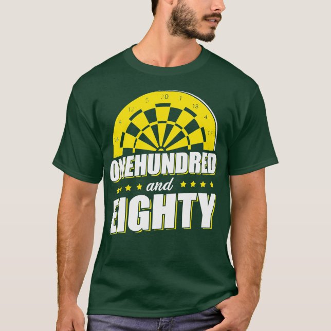- Etthundraåttio - Lustigt spel T Shirt (Framsida)