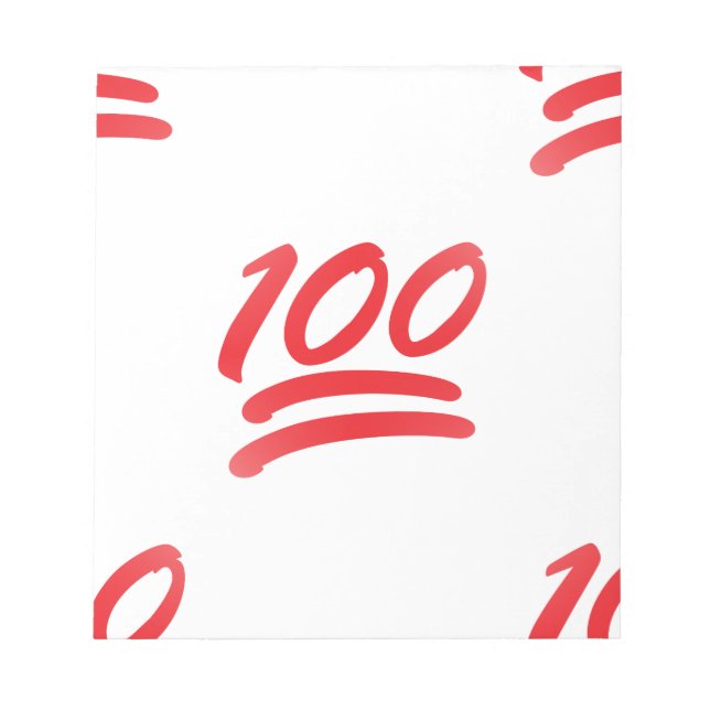 etthundratemoji anteckningsblock (Framsida)