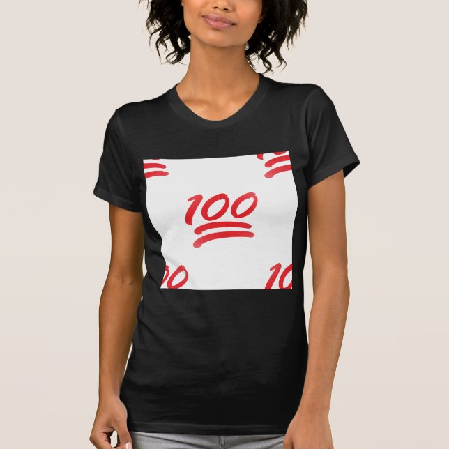 etthundratemoji t shirt (Framsida)