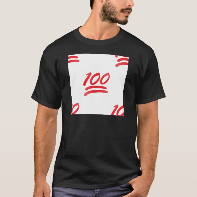 etthundratemoji tröja (Framsida)