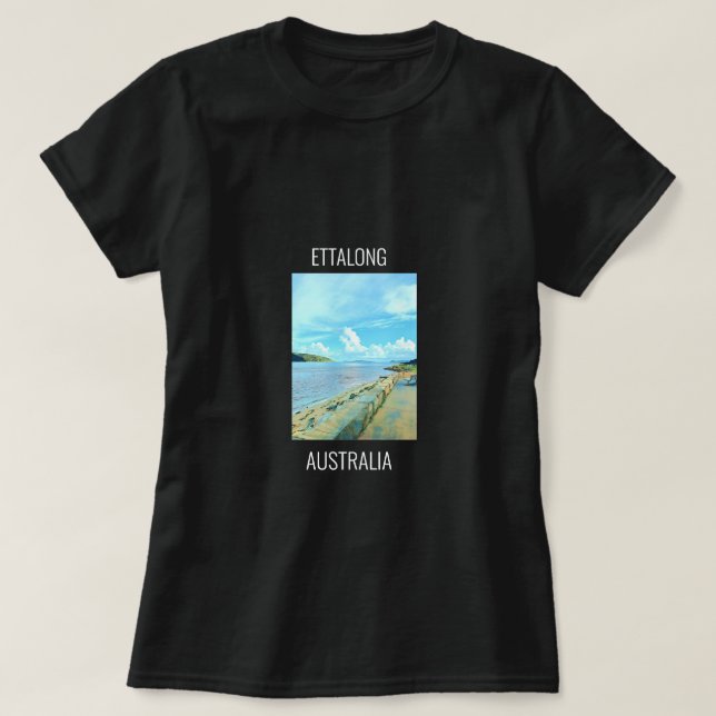 Etton Central Kusten NSW Australien T Shirt (Design framsida)